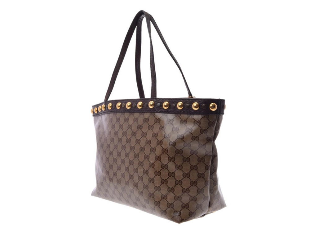 Gucci GG leather tote bag Black